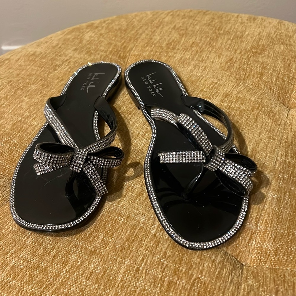 Brand new crystal sandals